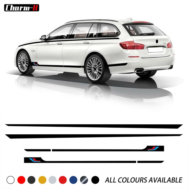 Für BMW Autoaufkleber Aufkleber Sticker M Paket M Performance Tuning in  Schwarz