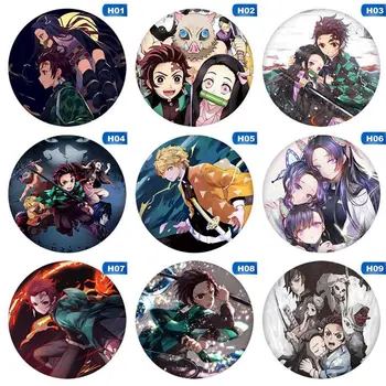 

Anime Badge Demon Slayer: Kimetsu No Yaiba Kamado Tanjirou Cosplay Bedge Cartoon Collect Backpacks