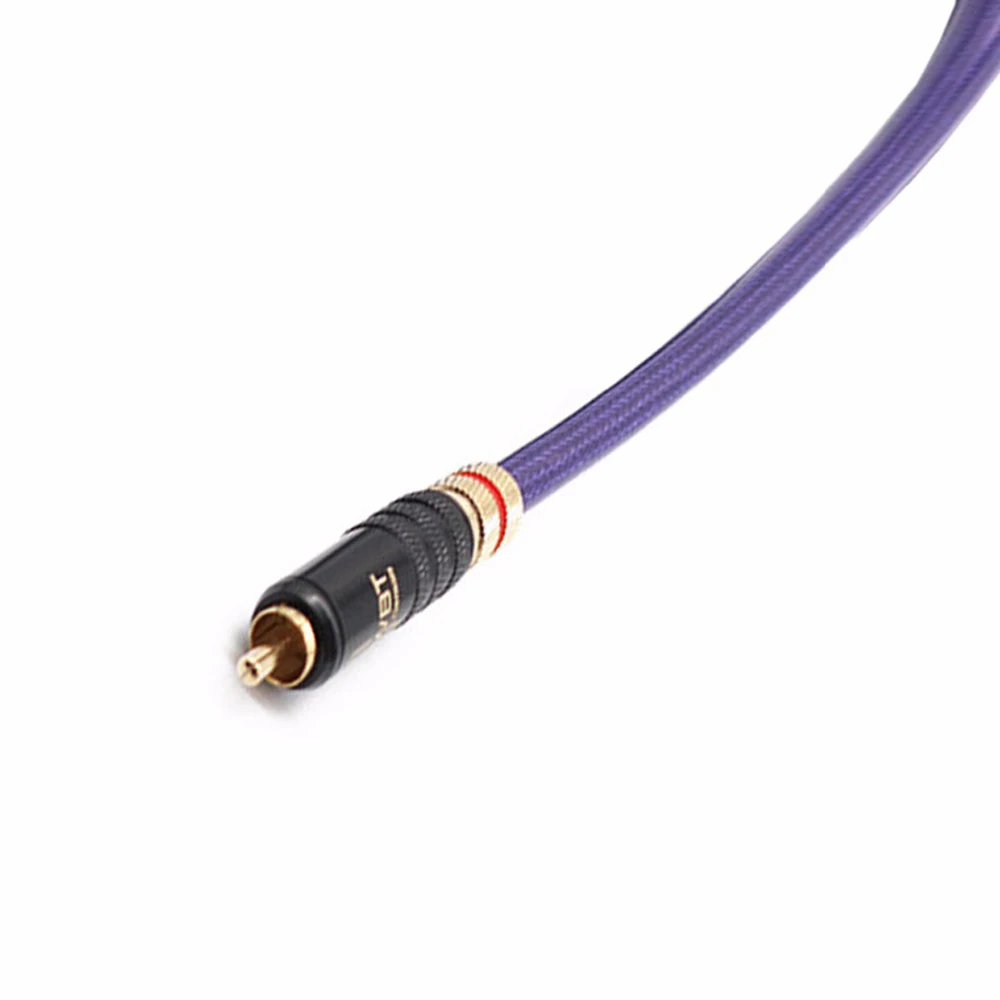 75ohm, auto-bloqueio, amplificador, cabo rca, cabo estéreo, fio de alto-falante