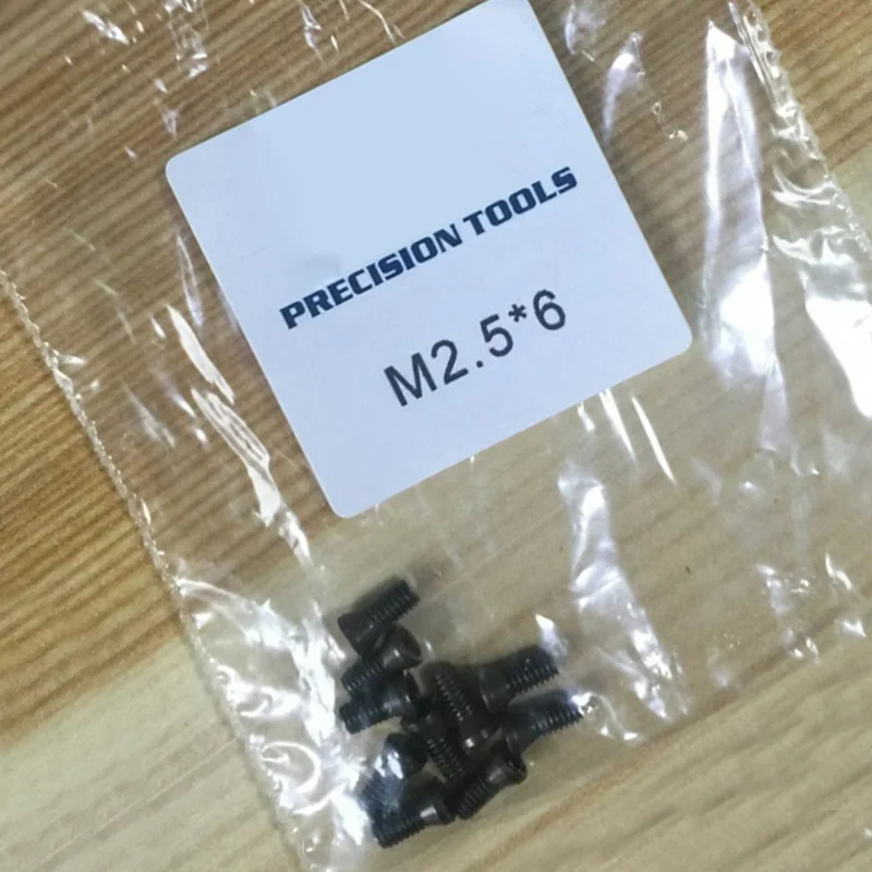 

10pcs M2.5 X 6mm Insert Torx Screw For Carbide Inserts Lathe Tool For HOLDER Kit