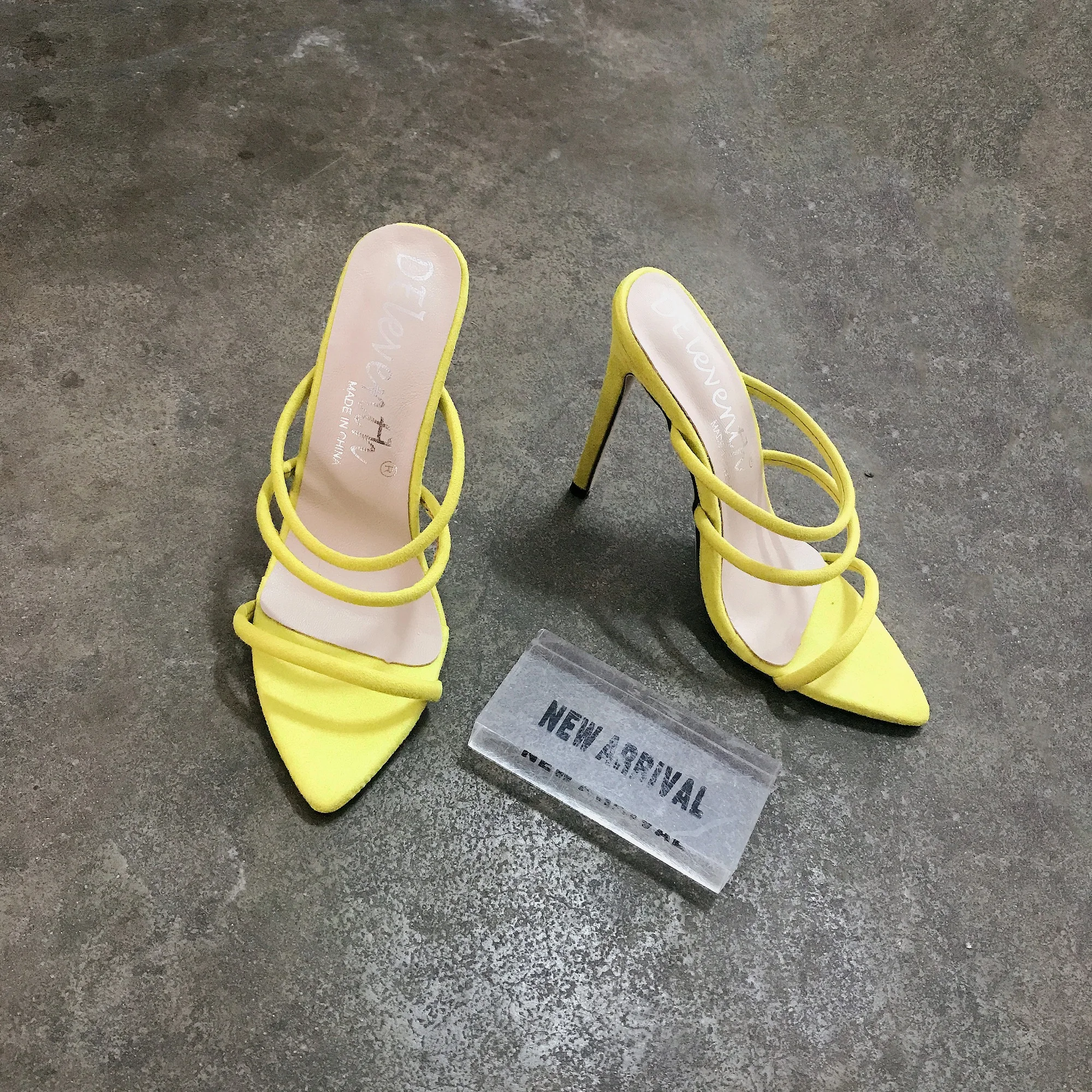 Deleventh/ дизайн; Модные Туфли-гладиаторы с открытым носком на высоком каблуке; босоножки на высоком каблуке-шпильке; женская обувь; 43