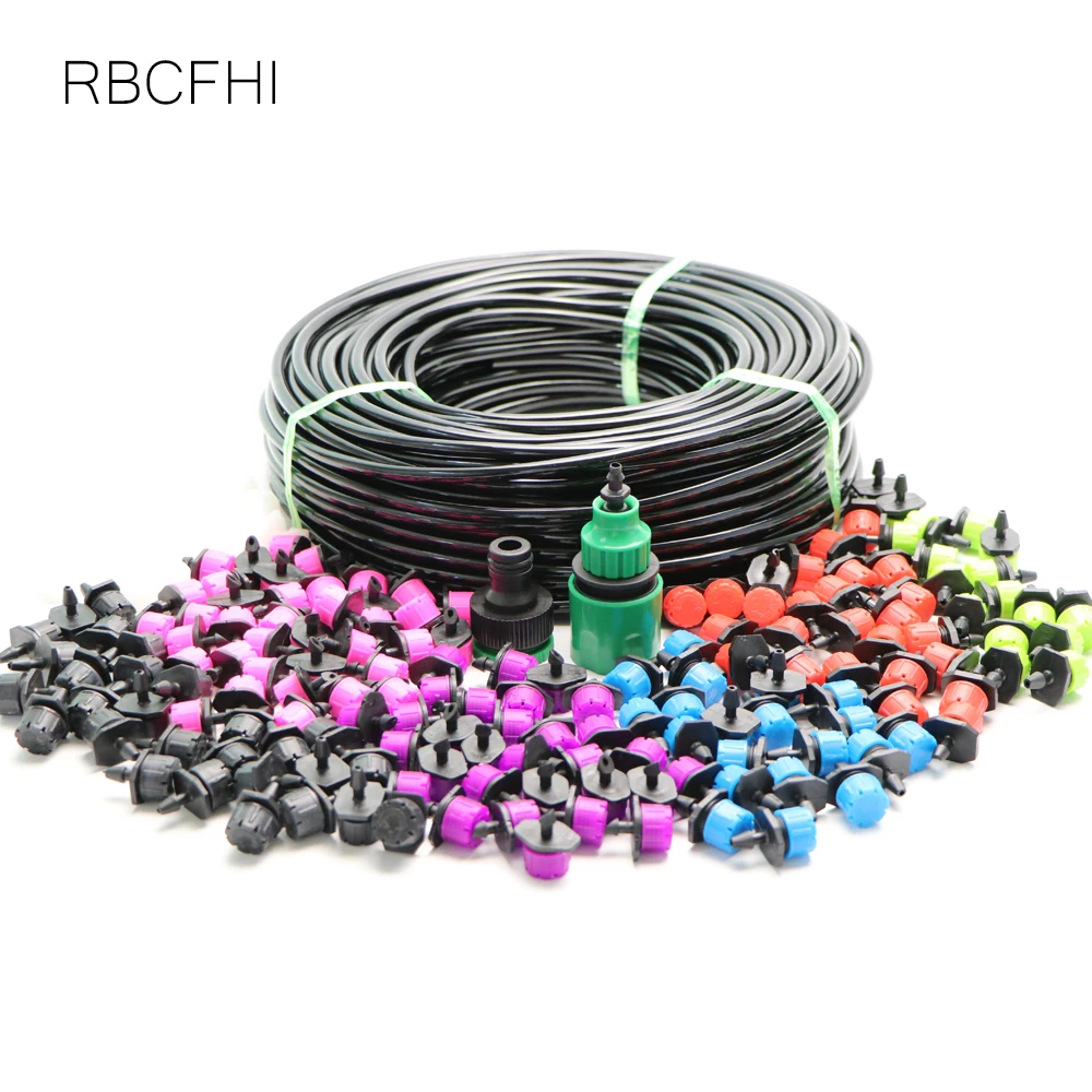 RBCFHl 5M 24 Types Variety Style 1/4'' Adjstable Mist Nozzle Automaic Micro Drip Irriation System Garden Spay Self Kits
RBCFHl 5M 24 Types Variety Style 1/4'' Adjstable Mist Nozzle Automaic Micro Drip Irriation System Garden Spay Self Kits