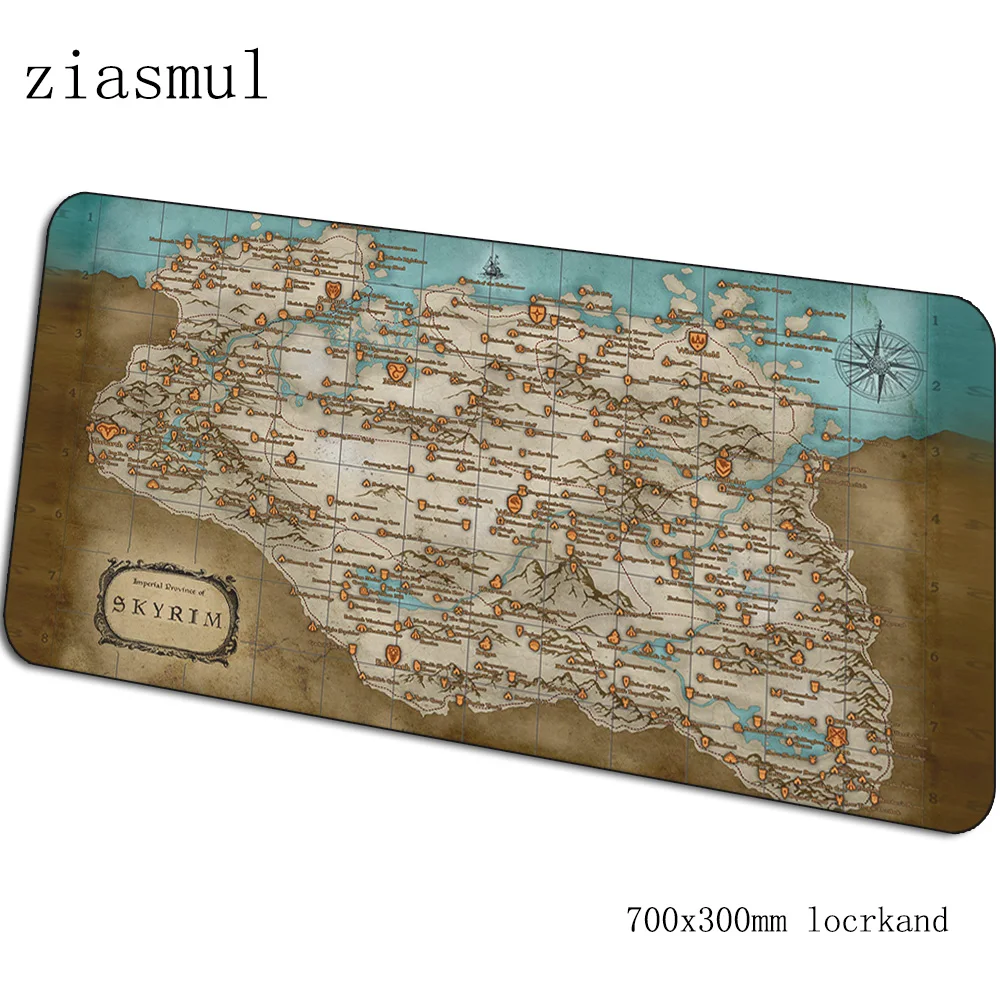Skyrim коврик для мыши, 70x30 см, игровой коврик для мыши, аниме 3d, офисный коврик для ноутбука, модный коврик для мыши, игры, pc gamer, коврики - Цвет: pattern 2