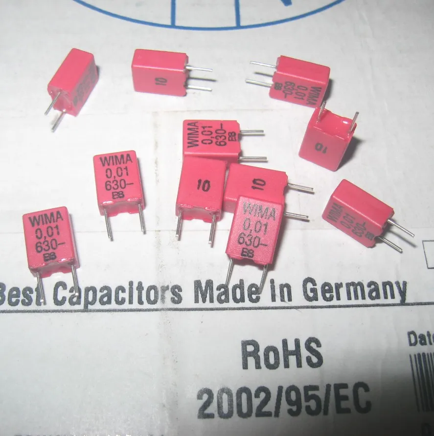 10nF 630V MKP2 series 0.01uF 103 electrodeless film capacitor 5pcs/50pcs Germany WIMA