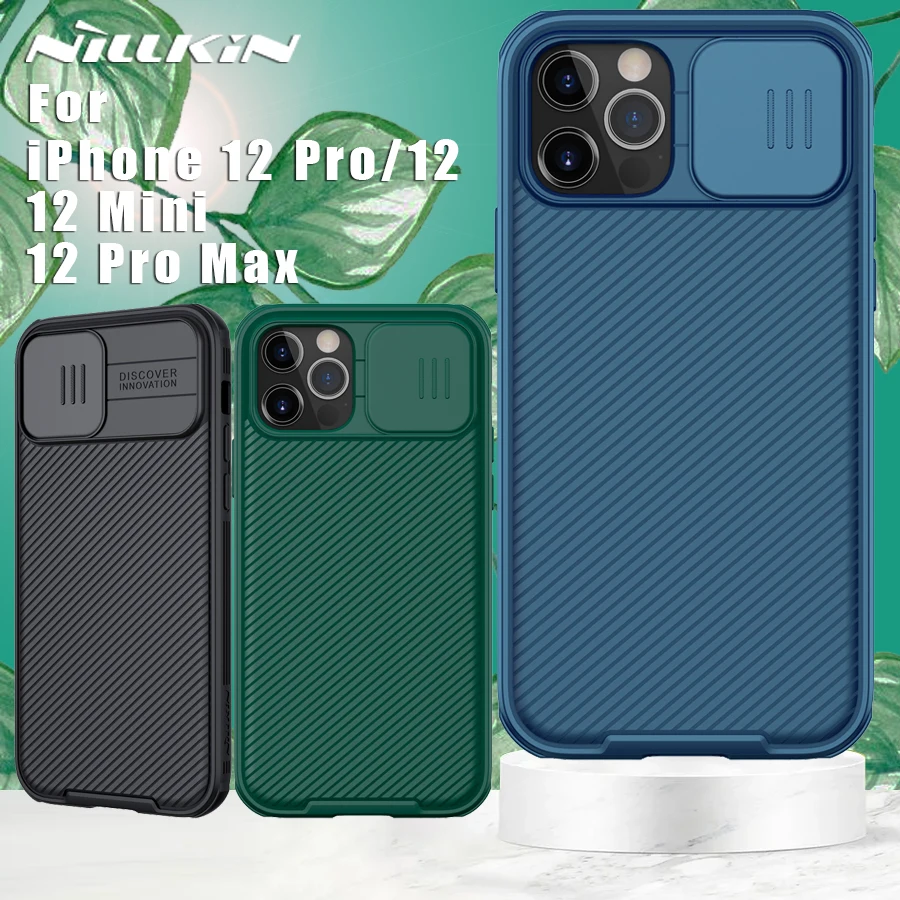 Чехол NILLKIN для iPhone 12 Pro Max задняя крышка Защитные чехлы камеры CamShield чехол