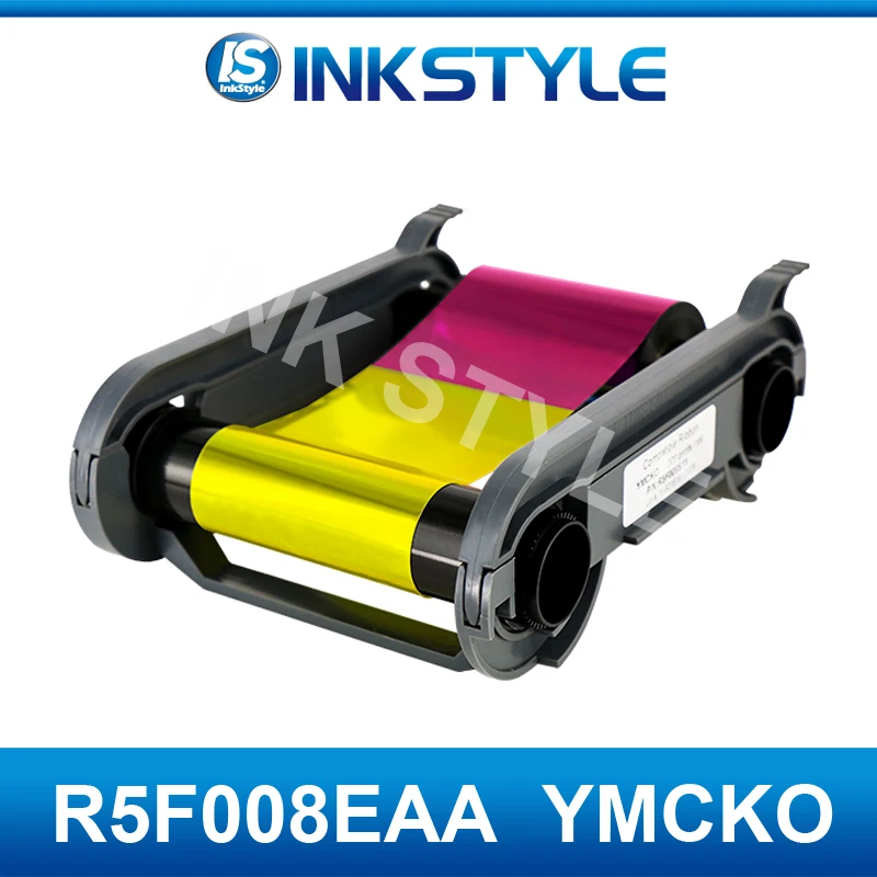 R5F008EAA YMCKO полный Цвет Панель лента 300 гравюр используют в Primacy Zenius дуплекс карточного принтера