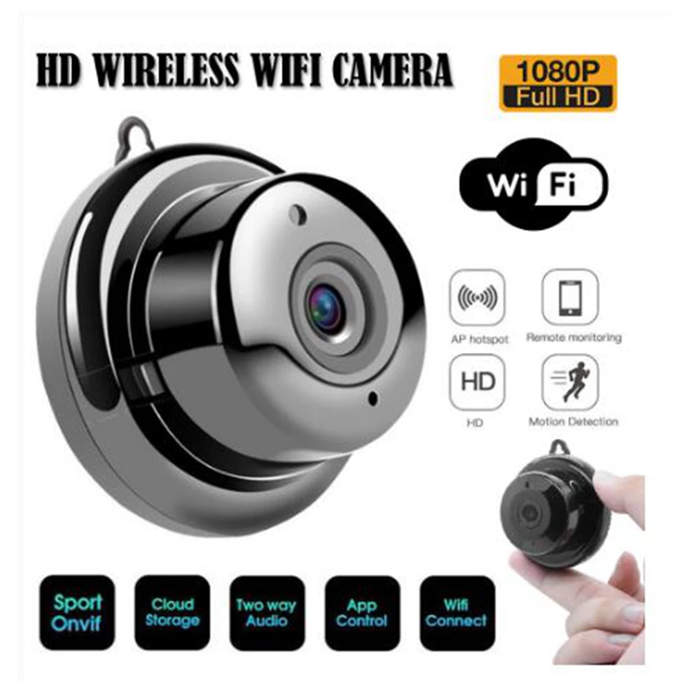 Беспроводная IP камера с функцией ночного видения HD 1080P|Компактные видеокамеры| |