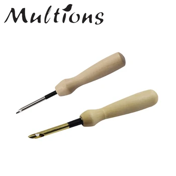 

Wooden Handle Embroidery Pens Sewing Embroidery Punch Needle Weaving Tools for DIY Craft Stitching Applique Sewing Tools
