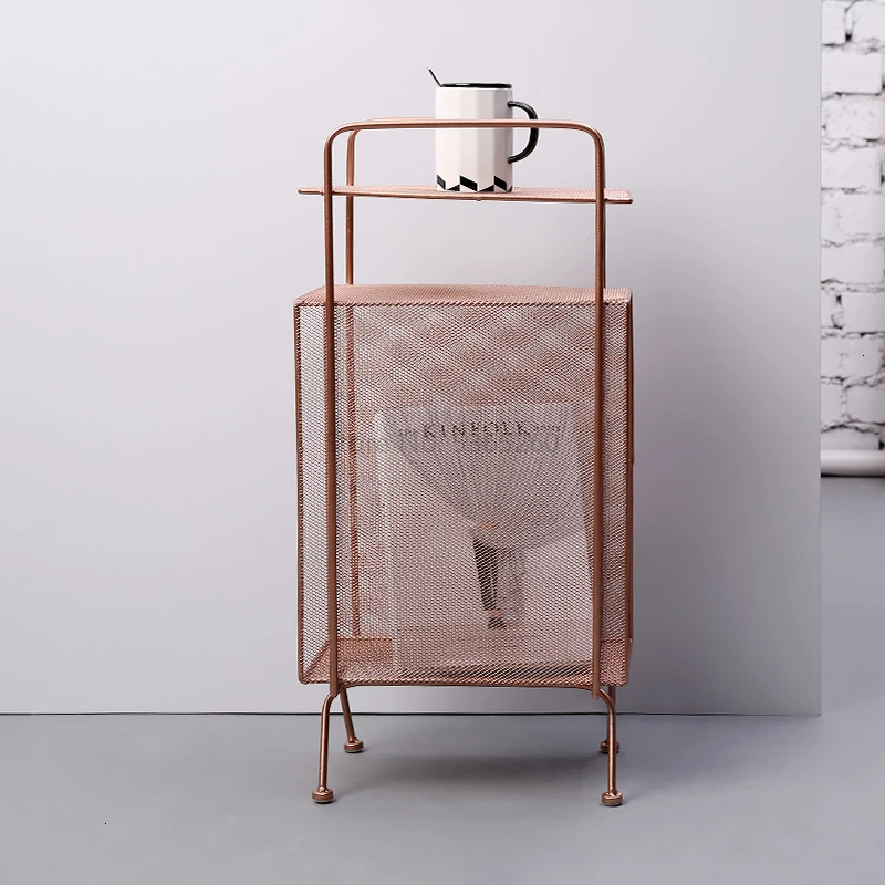 

Wheat All Northern Europe Soft Loading Ornament Bedroom Iron Art Originality Magazine Rack To Ground Simplicity Bookshelf Shelf