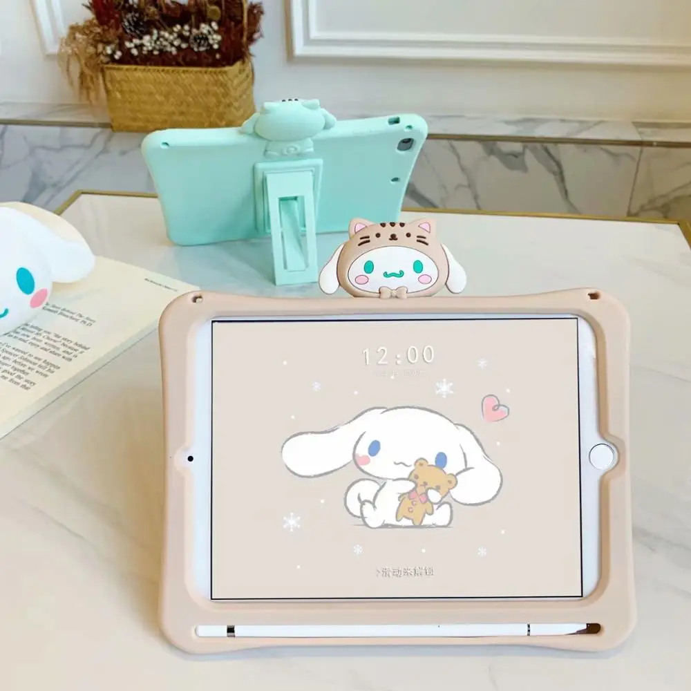 Дети мультфильм Кожаный чехол для iPad Mini 1 2 3 4 5 7 9 дюймов планшета силиконовый