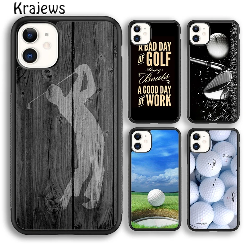 Крутой чехол krajew для телефона с изображением гольф-клуба iPhone 5s 6s 7 8 plus X XS XR 11 12 pro max