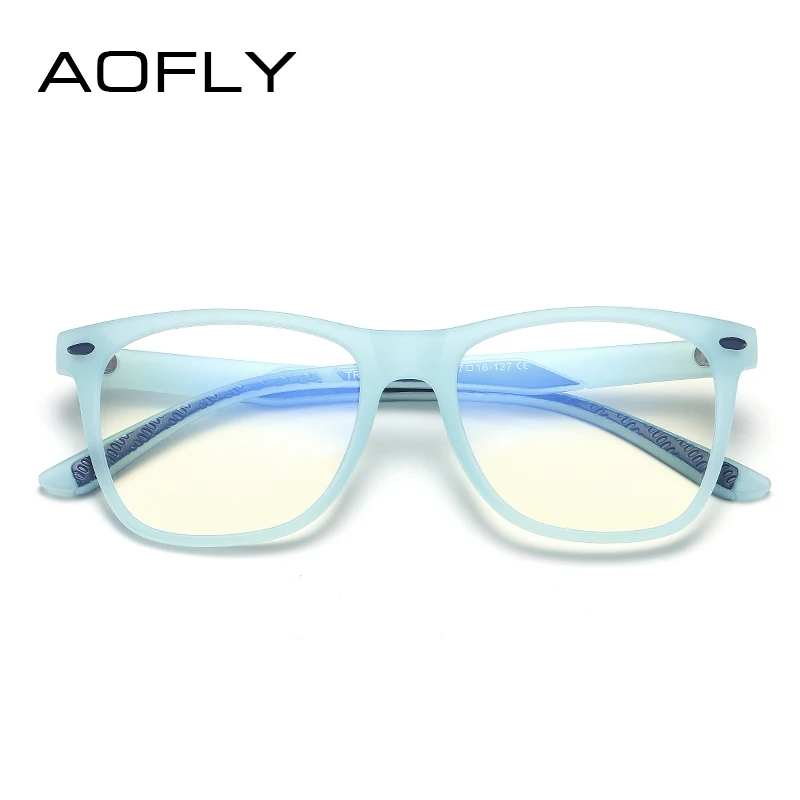 

AOFLY BRAND DESIGN Blue Light Blocking Glasses Children Optical Girl Glasses TR90 Flexible Frame Kids Computer Eyeglasses UV400