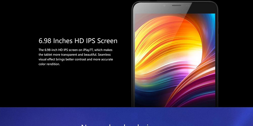 ALLDOCUBE iPlay 7T 6,98 дюймов 4G Phablet 2 ГБ 16 ГБ Android 9,0 AI планшет четырехъядерный с двумя камерами Две сим-карты Android планшеты