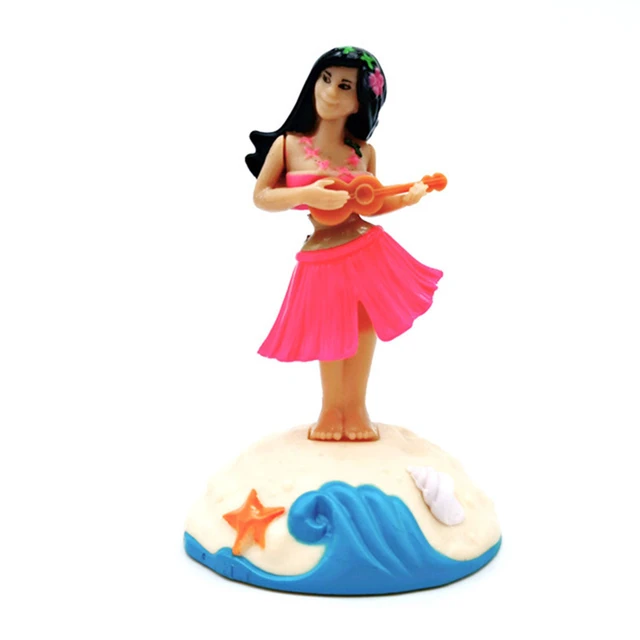 Figurine de danse à énergie solaire pour fille, en plastique, avec tête de  Bobble, jouet, bibelot, pour le bureau - AliExpress