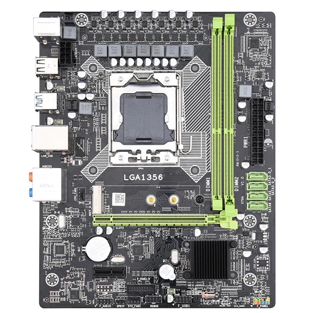 

X79A Professional Motherboard Stable Server Parts Computer Accessories Memory PCI E Replacement Game 1356 Repair Accessories CPU