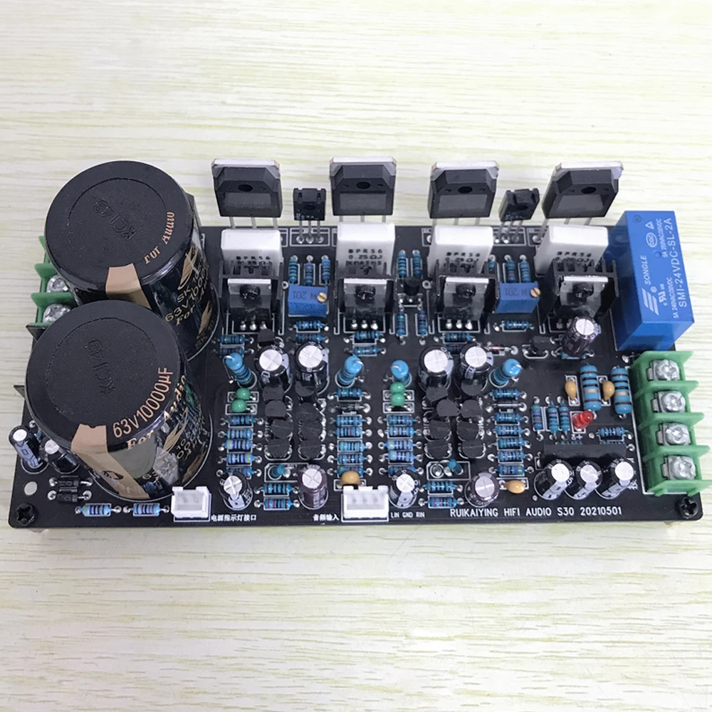 HIFI 150W AMP Dual Channel Power Amplifier Board S30 ON Semiconductor 0281/0302 Transistor is Better than tda7293 LM3886