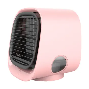 

Air Cooler Fan Mini Desktop Air Conditioner with Night Light Mini USB Water Cooling Fan Humidifier Purifier