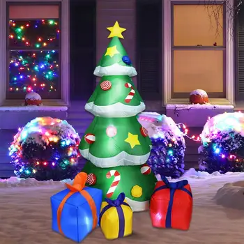 

2.1M LED Inflatable Outdoor Glow Christmas Tree Merry Christmas Decoration Christmas Ornaments Happy New Year 2021 Xmas Tree