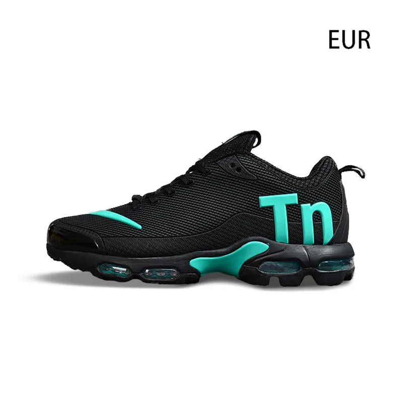 Мужские кроссовки для бега NIKE AIR MAX PLUS TN, нескользящие спортивные легкие спортивные уличные кроссовки - Цвет: 1080-4