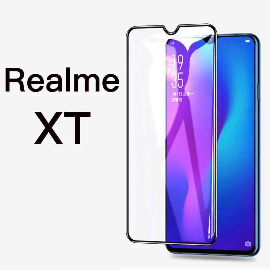 GFAITH для Realme 3 Защитная пленка для экрана, 3D Полностью закаленное стекло для экрана для Realme 3 Pro 2 Pro C2 стекло Realme 5 Pro X2 Pro - Цвет: Realme XT