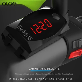 

2019 New 12V 3 in 1 Digital LED Display Meters Voltmeter Clock Thermometer Indicator Gauge Panel Meter For Car Motorcycle