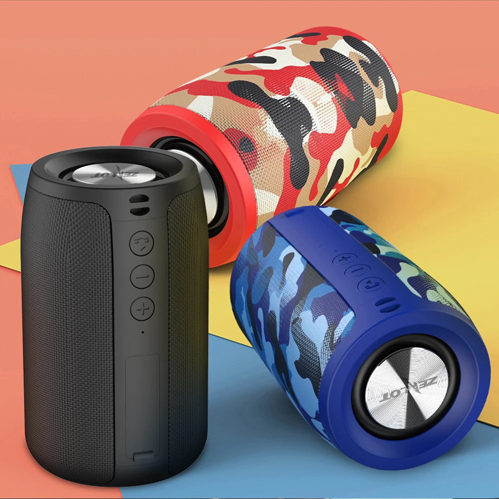 ZEALOT V5.0 Portable Bluetooth-compatible Speaker Wireless Subwoofer 3D Bass Stereo Support Micro SD Card AUX USB Drive Play | Электроника