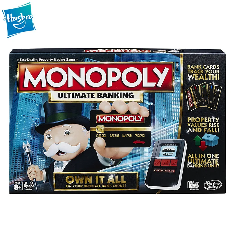 Hasbro Games Монополия электронный банковский апгрейд торговечерние взрослая семья