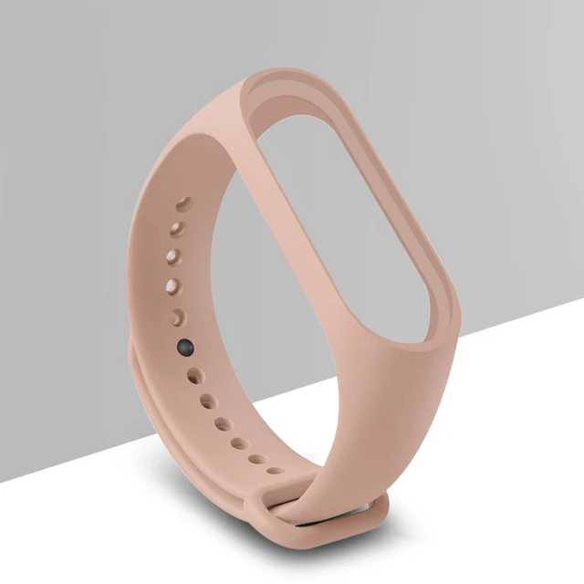 Replacement Bracelet for Xiaomi Mi Band 3 4 5 Strap Silicone Wrist Strap for Mi Band 3 4 5 Wriststrap Wristband for Miband 3 4 5 Lotus