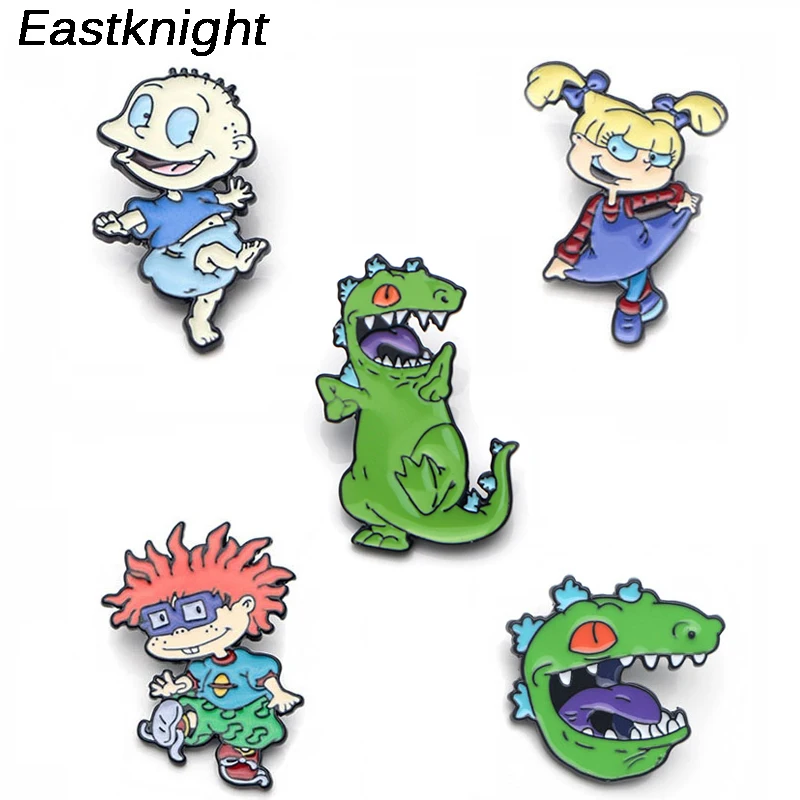 

CA288 Rugrats Pins Cute Enamel Pin for Backpack/Bag/Jeans Clothes Badge lapel pin brooch Jewelry 1pcs