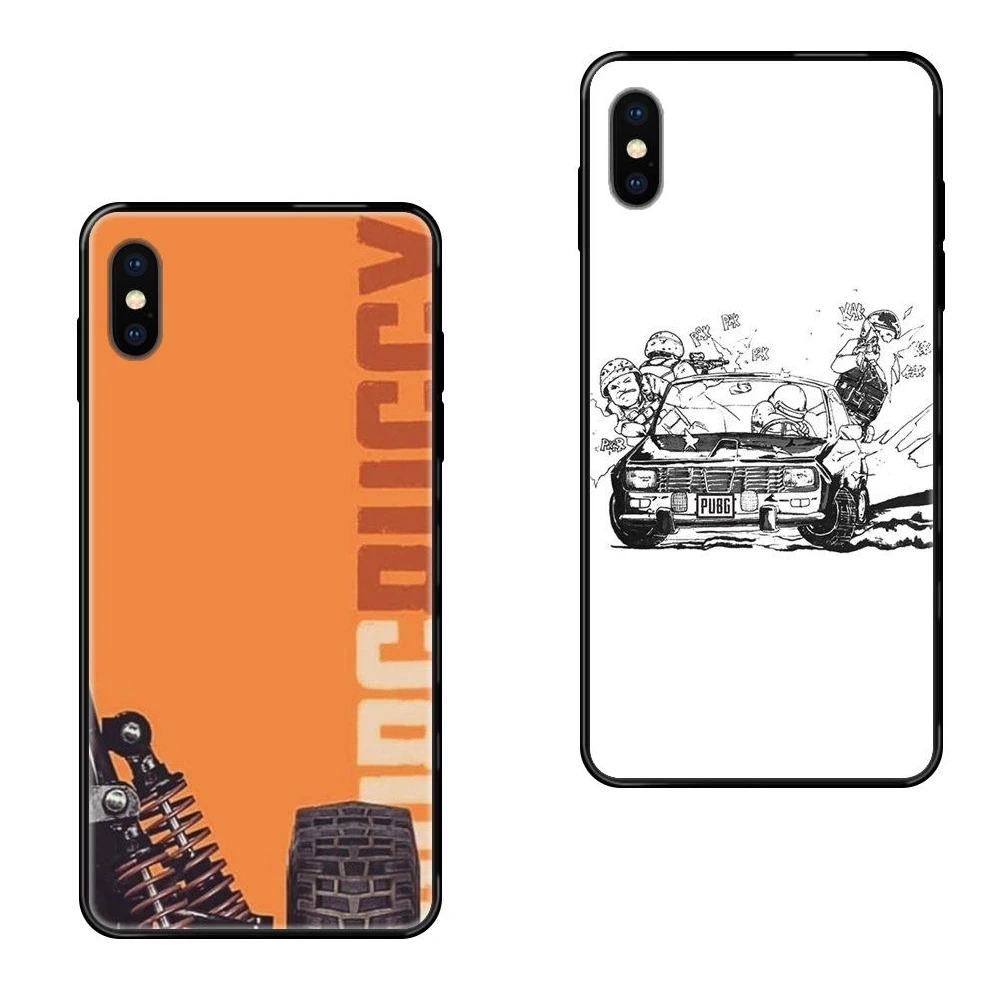 Fashion Game Pubg Car Bike Poster Prezzo For Xiaomi Mi Note A1 A2 A3 5 5s 6 8 9 10 SE Lite Pro Ultra Black Soft TPU Accessories | Мобильные