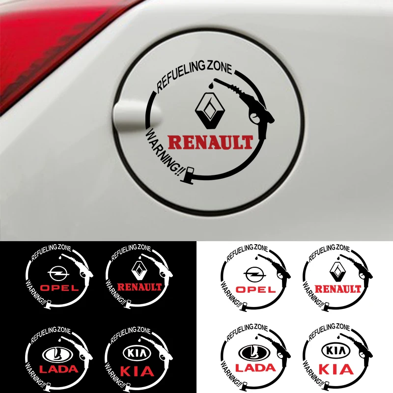 

Car badge Emblem Car fuel Tank Body Sticker Car Fuel Tank Cap Sticker for Citroens Chevrolet Lada Alfa Nissan Honda Opel