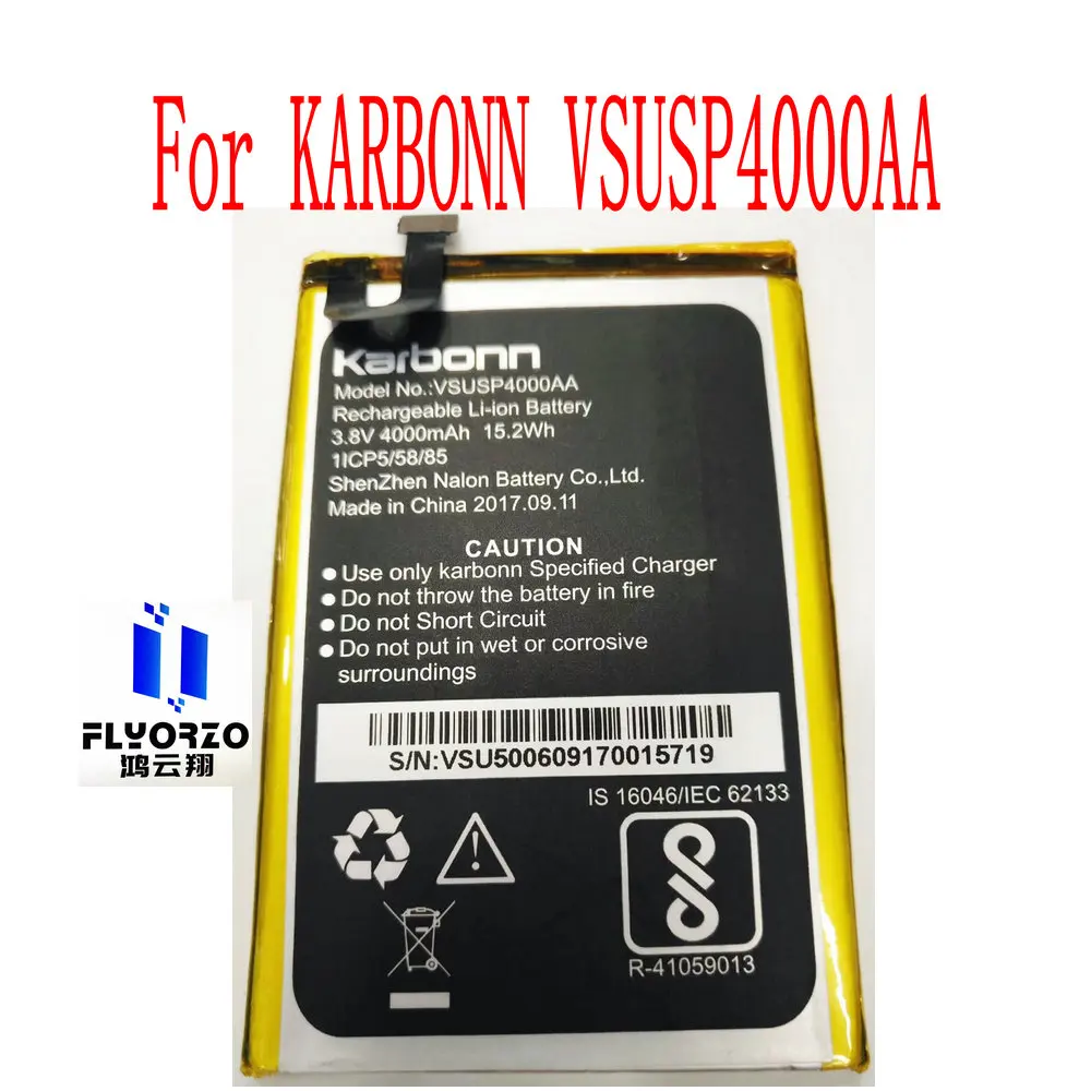 3,8 В Новый аккумулятор для KARBONN VSUSP4000AA мобильный телефон |  AliExpress