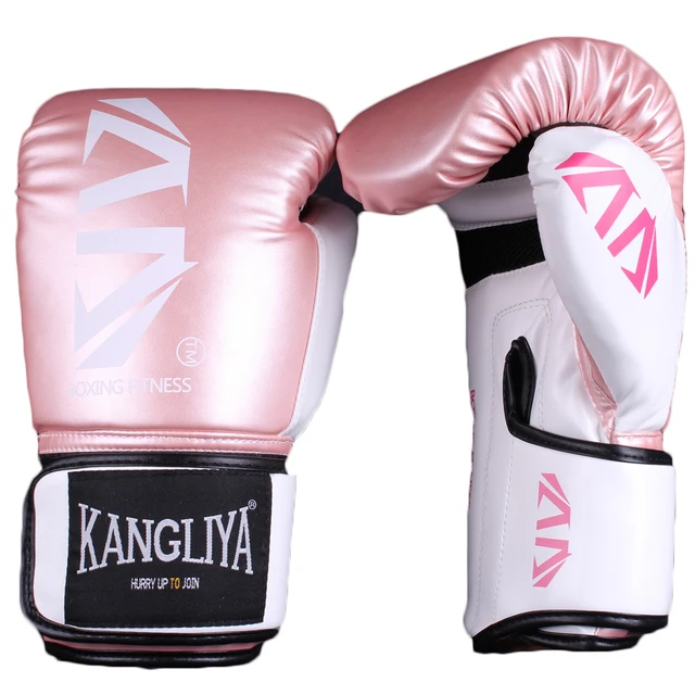 HYHG MMA Boxing Gloves Men for Adults PU Karate Muay Thai Pads Guantes De Boxeo Free Fight Sanda Boxing Training Equipment KANGLIYA-Pink