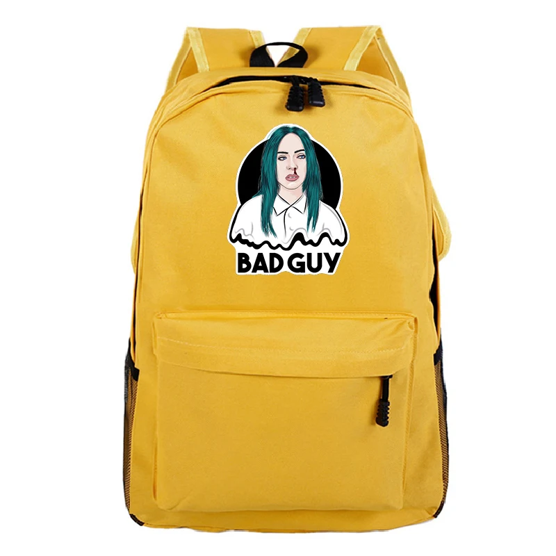 Billie Eilish рюкзак женский мочила для мальчиков студентов обратно в школу Леон сумка дети сумки для книг ежедневно мультфильм рюкзак для путешествий