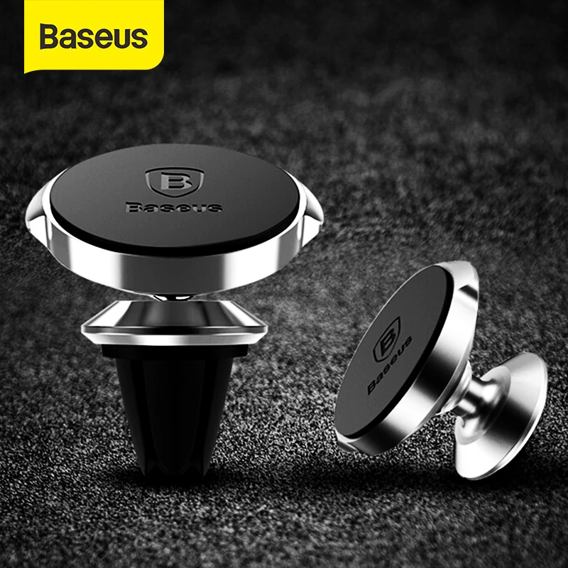 Baseus-soporte magnético para teléfono móvil Samsung Xiaomi, soporte de teléfono móvil para ventilación de coche, GPS