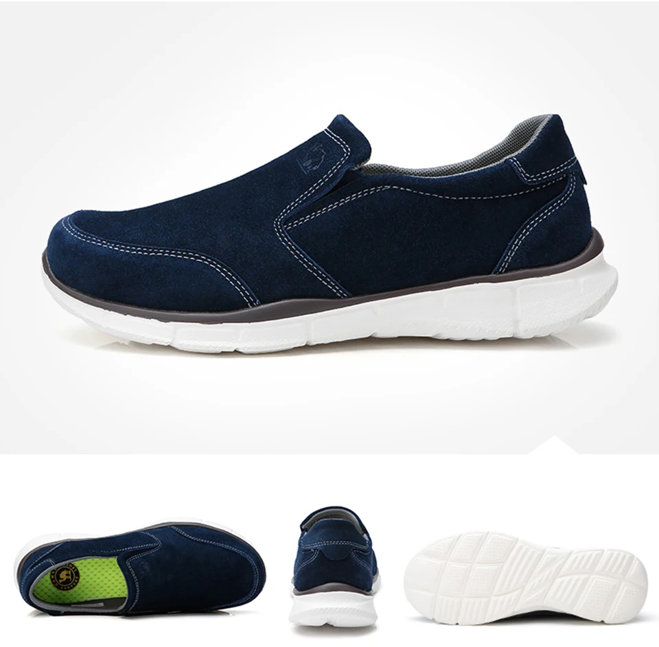 CAMEL/мужские Кожаные Замшевые лоферы; Легкие уличные кроссовки; мужская повседневная обувь и прогулочная обувь; удобная повседневная мужская обувь