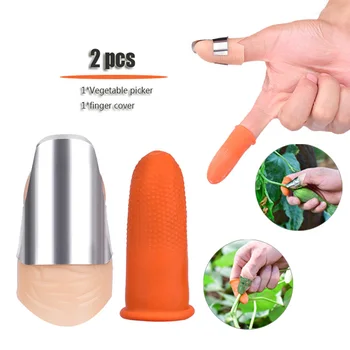 

Silicone Thumb Knife Separator Finger Knife Harvesting Plant Knife Plant Garden Vegetable Trim Tools Thumb Cutter Apr30