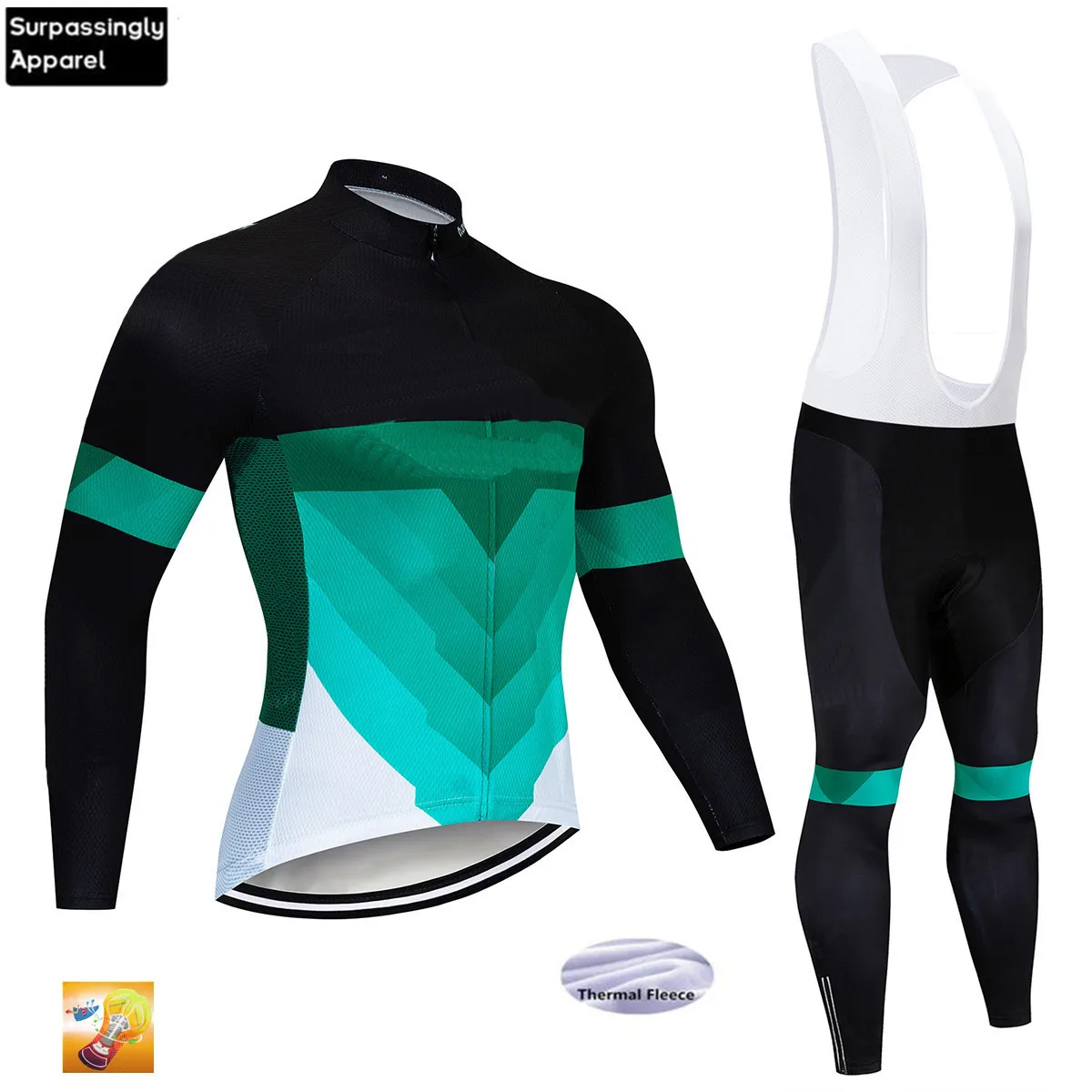 UCI World Tour Green Pro велосипедная Джерси, одежда для велоспорта, зимняя флисовая одежда с длинным рукавом для велоспорта, велосипедная спортивная одежда, Ropa Ciclismo