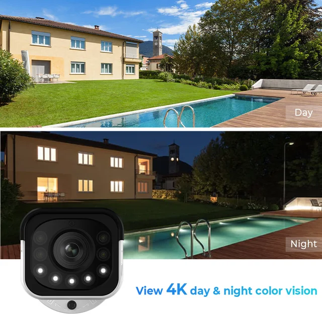 Reolink RLC-811A 4K PoE IP Camera 8MP 5X Optical Zoom Human/Car Detection 2-way Audio Color Night Vision Smart Home CCTV 2
