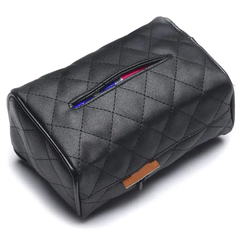 

Car Seat Back Type Interior Portable Fashion Leather Tissue Box