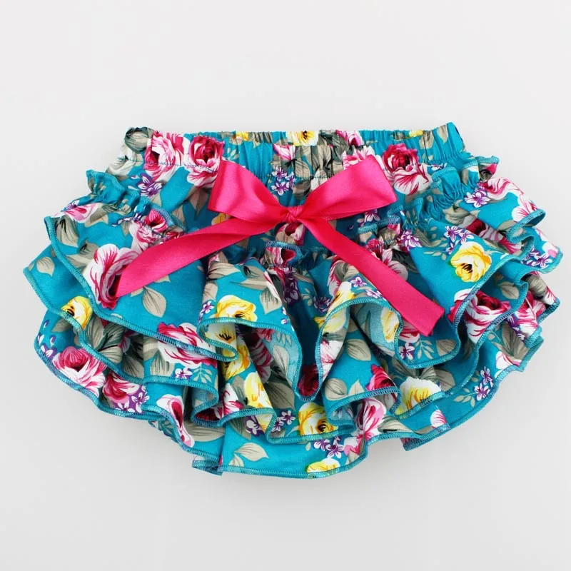Baby Girl Bloomers free Headband Baby Clothing flower Bow cotton Baby Shorts Ruffle Diaper Cover Bloomer Baby Panties