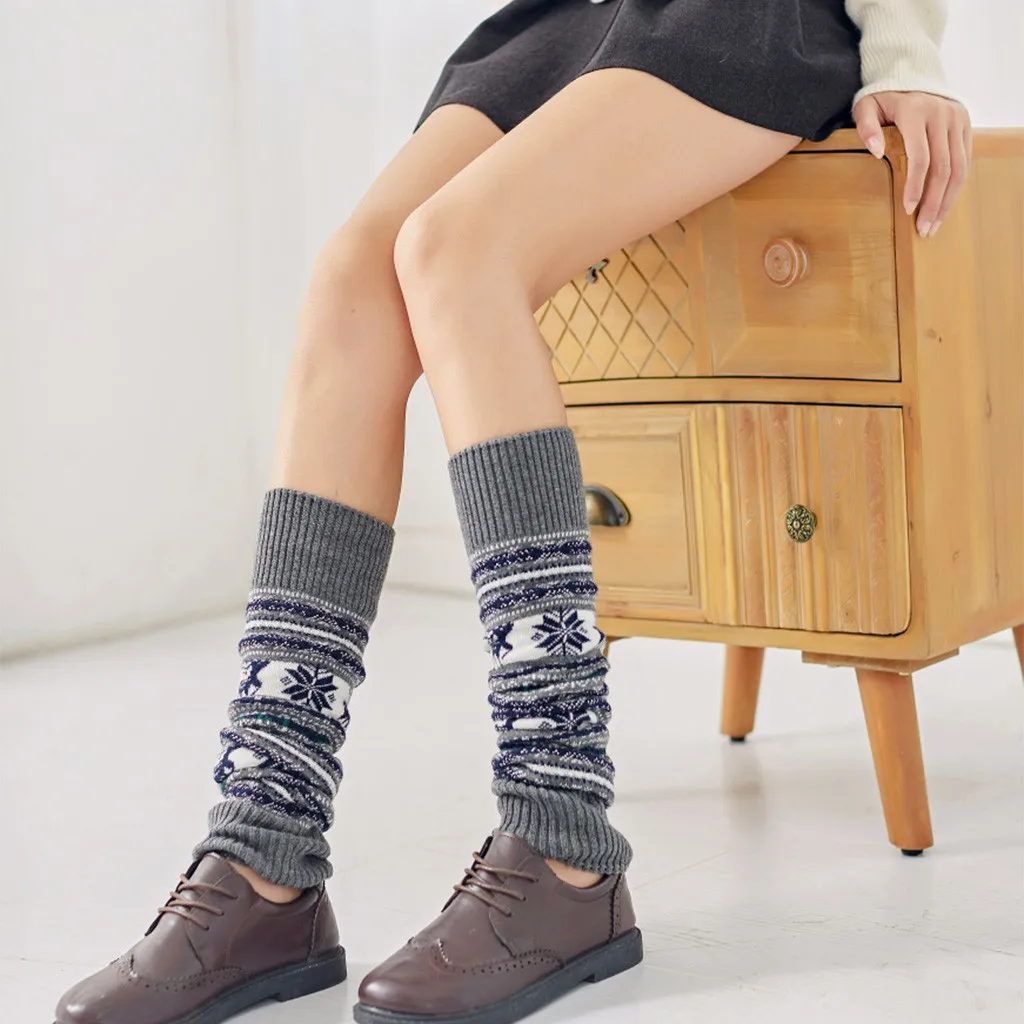 Женские носки, calcetines, для девушек, женщин, до бедра, выше колена, Длинные однотонные чулки, теплые skarpetki