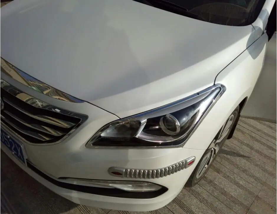 ABS Хром Передняя фара автомобиля+ задний фонарь Крышка лампы отделка для Hyundai Mistra