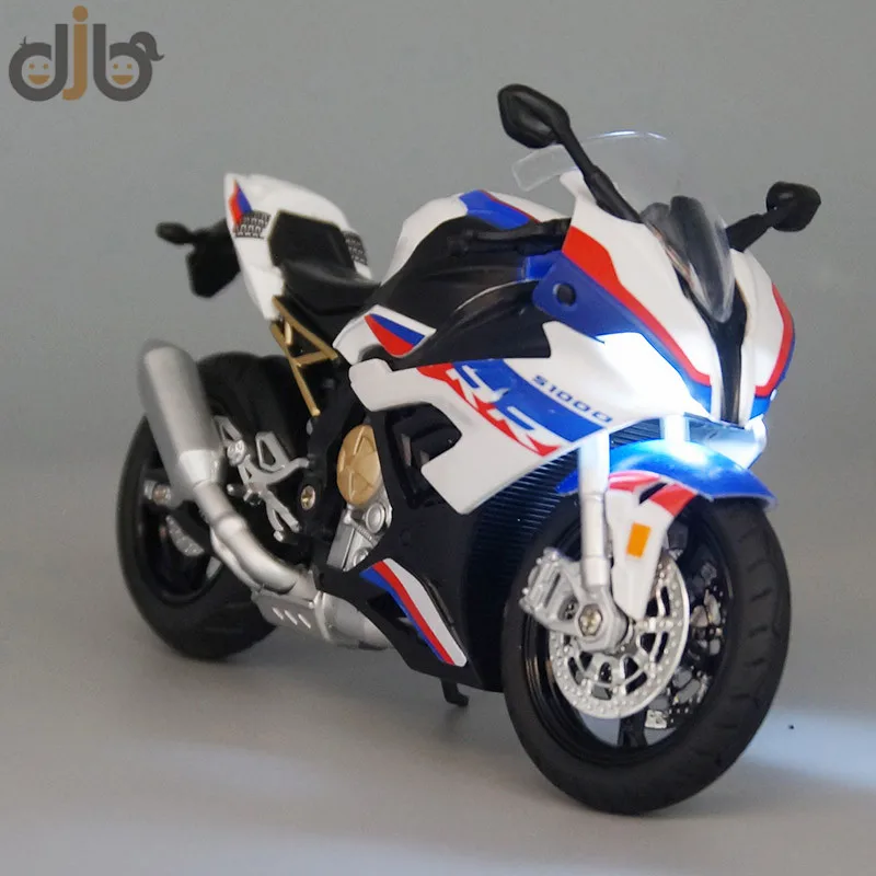 Flash Sale 1:12 Diecast Motorcycle Model Toy S1000RR Replica With Sound & Light OnwZeMyqyq9