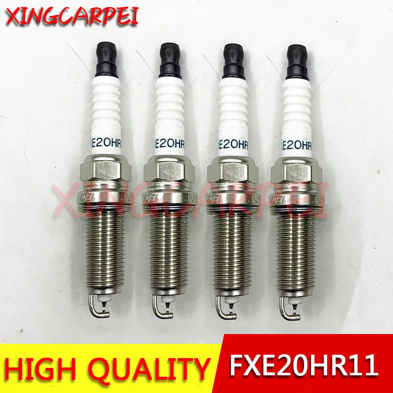 4 шт. 22401-JD01B FXE20HR11 двойная иридиевая Свеча зажигания 22401JD01B для NISSAN ALTIMA MICRA 3.5L CUBE 1.8L