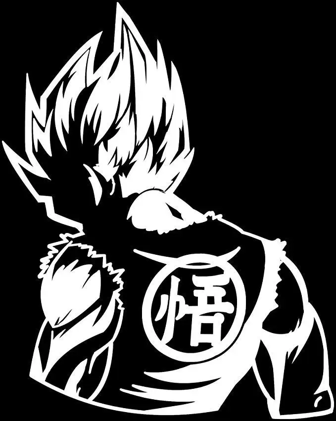 4315 Горячая Dragon Ball Goku мультфильм анимация Автомобильная наклейка Внешняя торговля резьба стикер автомобиля s