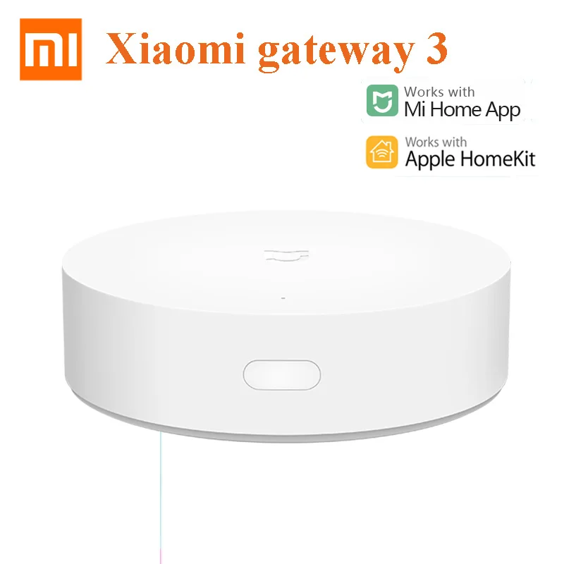 Шлюз Xiaomi Gateway2/3 многорежимный шлюз с поддержкой ZigBee Wi Fi Bluetooth сетчатый протокол
