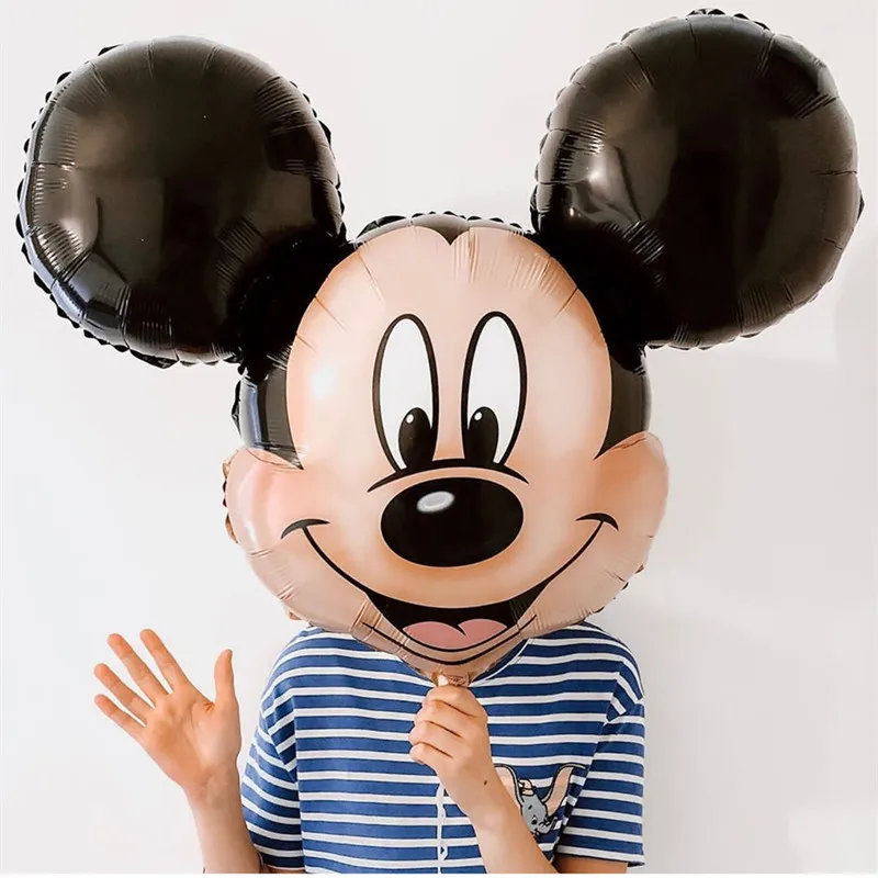 

1pc 112cm balloons large mickey and minnie foils mickey birthday party decorations kids adult babyshower gender ballons
