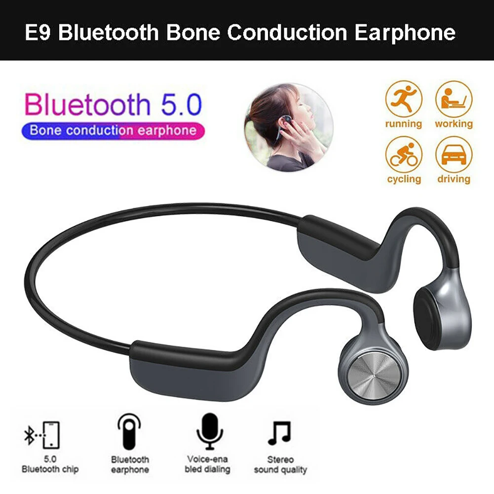

Bone Conduction Bluetooth 5.0 Headphone Wireless Headset TWS Hands-free Waterproof Sweatproof Running Sport Earphones