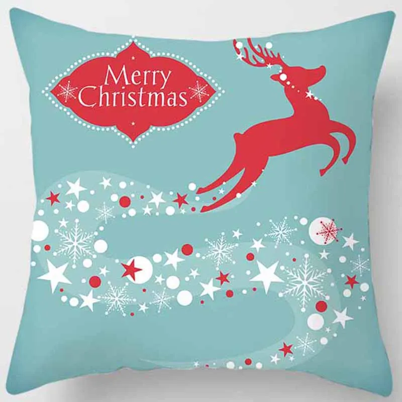 Горячая Красивая рождественская наволочка для подушки симпатичные милые Квадратные наволочки высокое разрешение наволочка 45*45 см